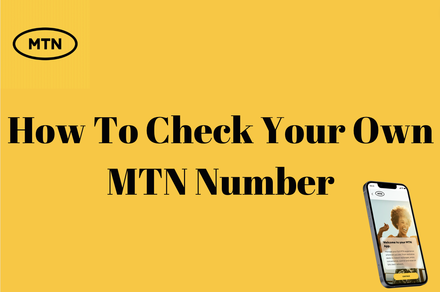 how to find your own number mtn