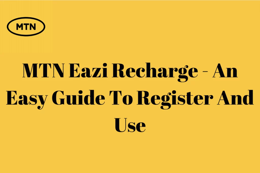 MTN Eazi Recharge