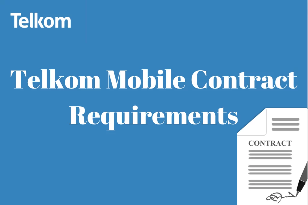 Telkom Mobile Contract Requirements