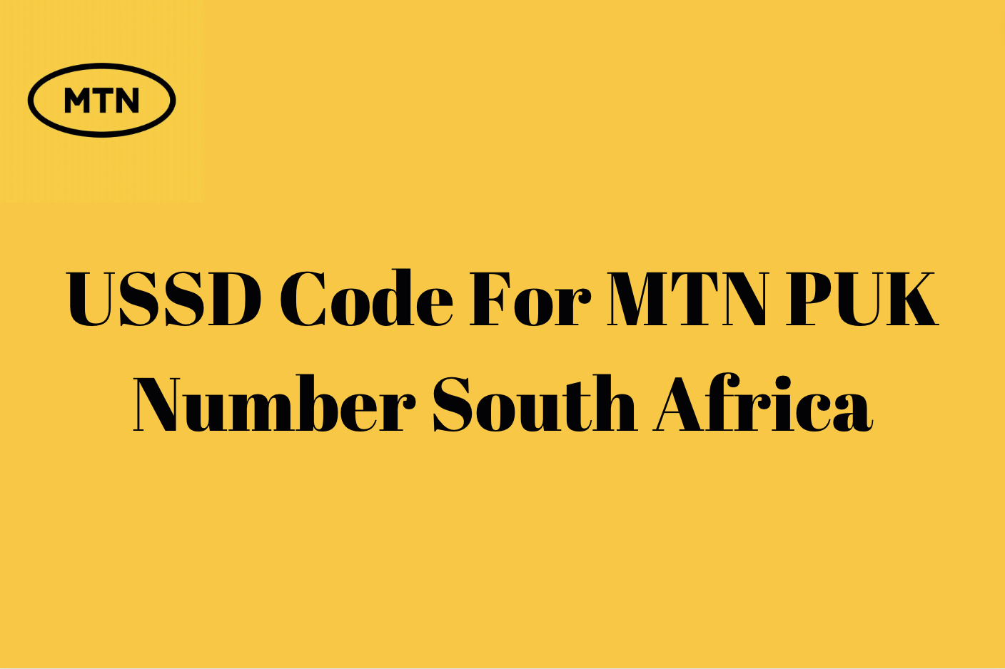 mtn puk number ussd code south africa online