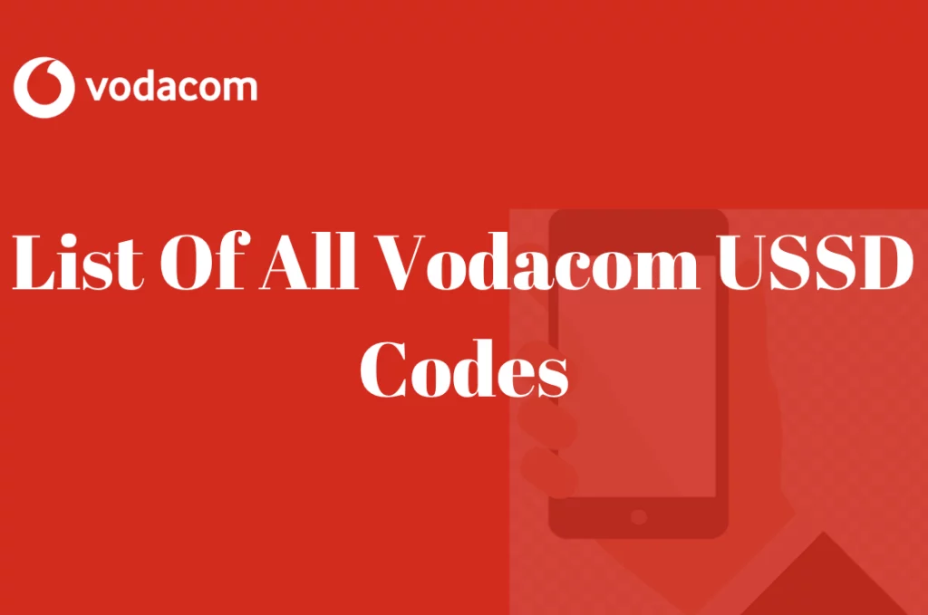 Vodacom USSD Codes