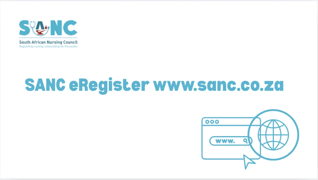 SANC eRegister www.sanc.co.za
