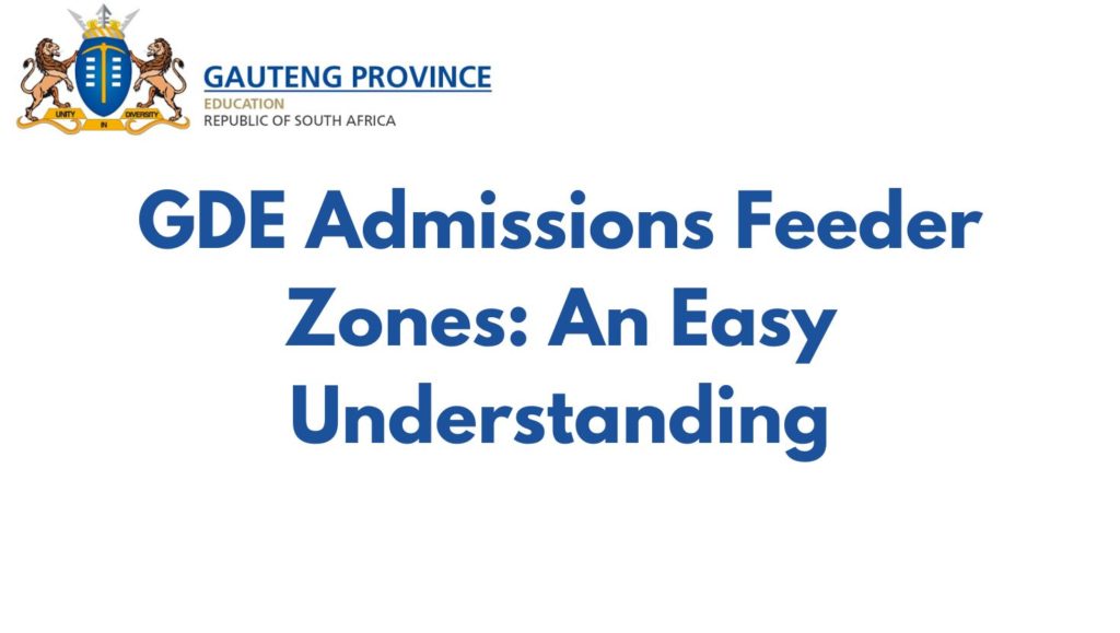 GDE Admissions Feeder Zones