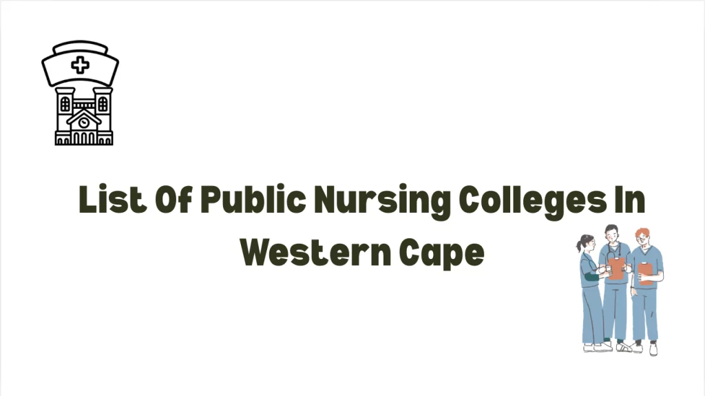 List Of Public Nursing Colleges In Western Cape