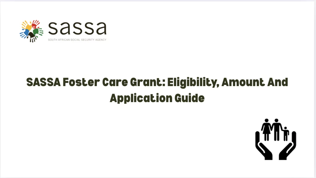 SASSA Foster Care Grant